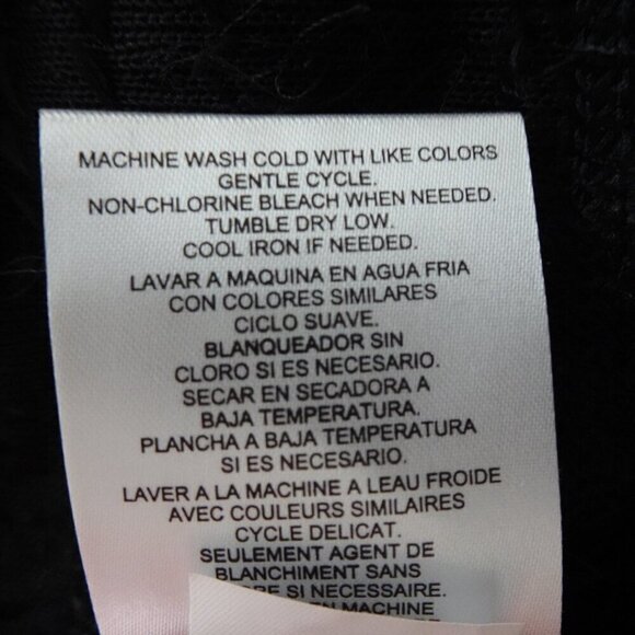 Jones New York Eyelash Sweater Top Women's Size S Black Pullover Fuzzy - Picture 7 of 7